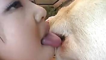 Nasty zoophilic fuck in free zoo porn in HD