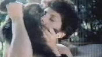 Delightful retro animal sex with dogs adult films