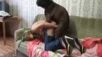 Gifted girl sex with dog bestiality